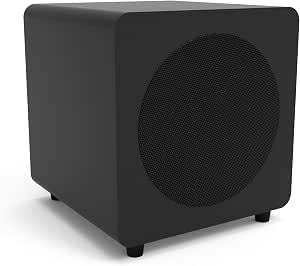Kanto SUB8VMB Sealed Powered Subwoofer - 8" 300W, Matte Black