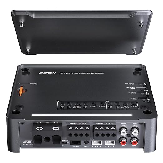 ETON MA 4 - Compact 4-Channel Class D Car Amplifier, 4x105W