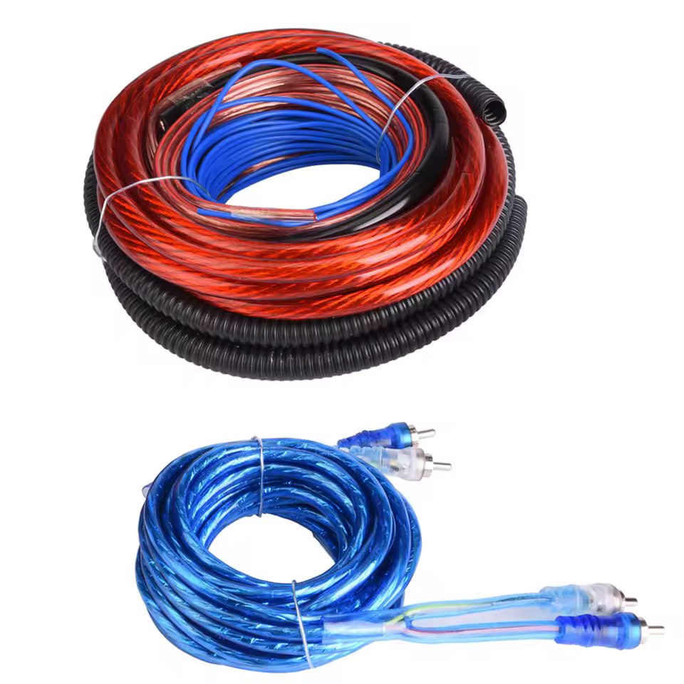 4 Guage 2800W Car Audio Subwoofer Amplifier Speaker Installation Wire Cable Kit Fuse Suit Car Power Amplifier Installation Kit